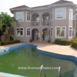 5 bedroom house with swimming pool for rent at East Legon near A&C Shopping Mall in Accra Ghana
