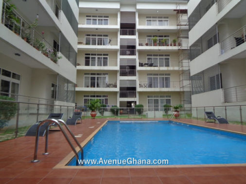 3 bedroom furnished apartment to let at North Ridge near The Ridge Hospital, Accra