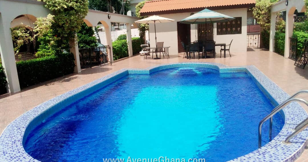 Furnished 4 bedroom townhouse for rent in Cantonments near the police Headquarters, Accra